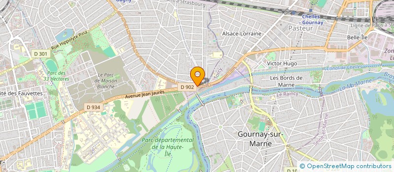 localisation de l'entreprise SAG BATIMENT à GAGNY