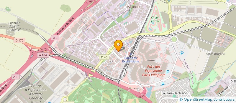 localisation de l'entreprise SAG GROUP à VILLEPINTE