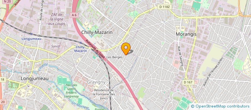 localisation de l'entreprise SAG INVEST HOLDING  CHILLY-MAZARIN