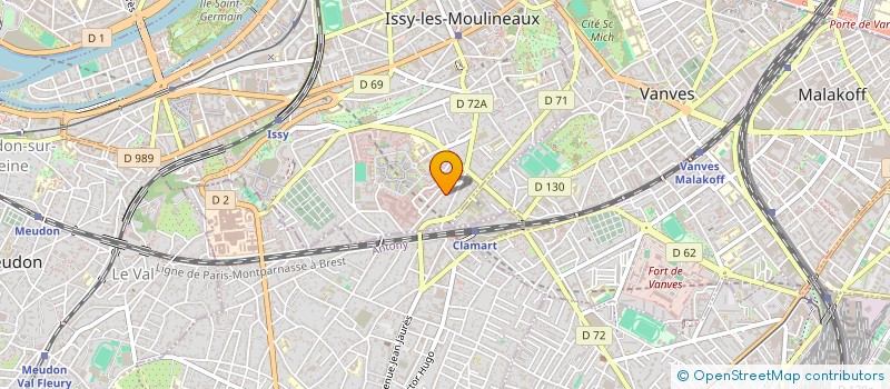 localisation de l'entreprise SAG INVESTISSEMENT à ISSY-LES-MOULINEAUX