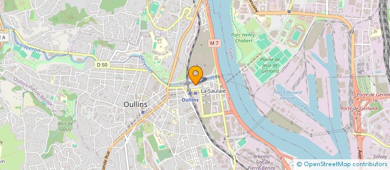 localisation de l'entreprise SAG-MORELL  OULLINS-PIERRE-BENITE