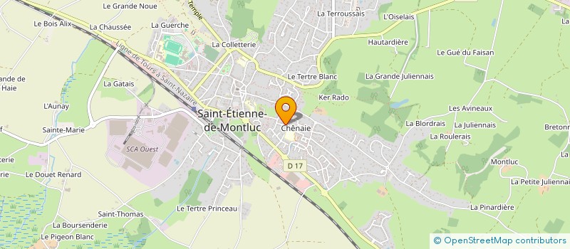 localisation de l'entreprise SAG RENOVATION  SAINT-ETIENNE-DE-MONTLUC