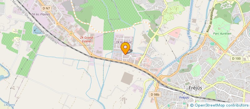 localisation de l'entreprise SAG RENT à FREJUS