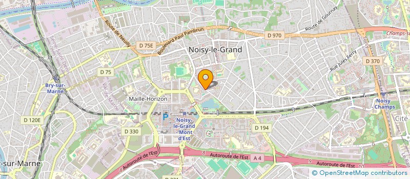 localisation de l'entreprise SAG SERVICE ASSURANCE GESTION à NOISY-LE-GRAND