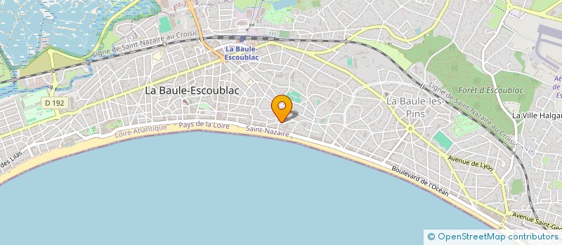 localisation de l'entreprise SAGA  LA BAULE-ESCOUBLAC