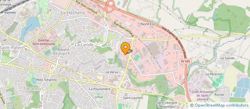 localisation de l'entreprise SAGA à VANNES