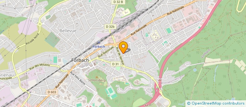 localisation de l'entreprise SAGA à SARREGUEMINES