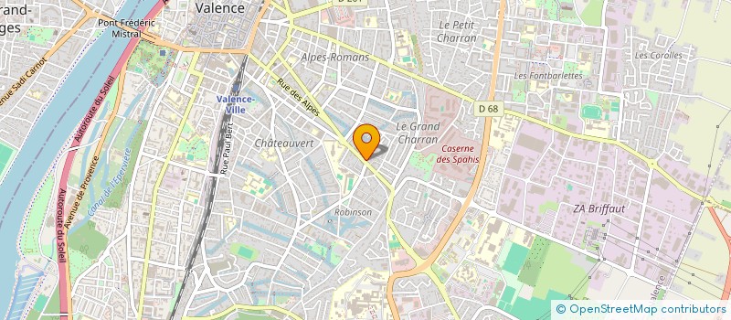 localisation de l'entreprise SAGA  VALENCE