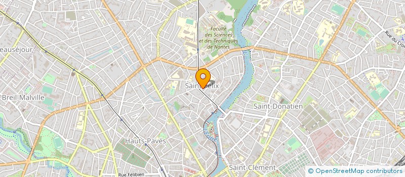 localisation de l'entreprise SAGA à NANTES