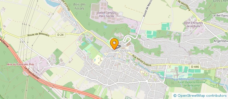 localisation de l'entreprise SAGA  MARCOUSSIS