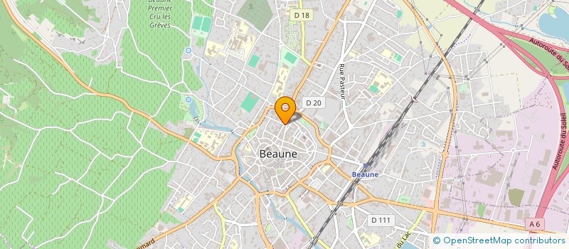 localisation de l'entreprise SAGA à BEAUNE