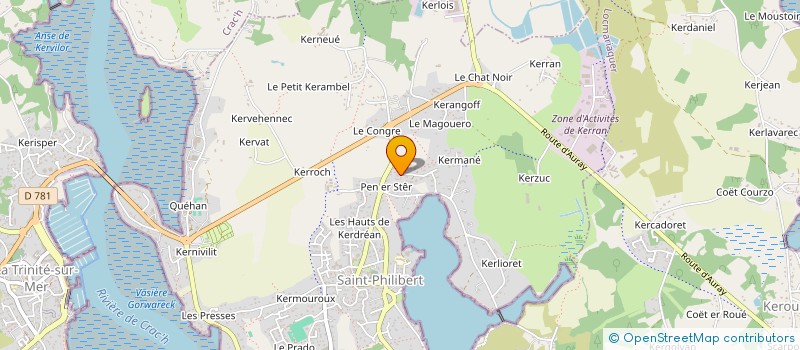 localisation de l'entreprise SAGA  SAINT-PHILIBERT