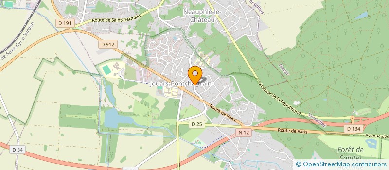 localisation de l'entreprise SAGA  JOUARS-PONTCHARTRAIN