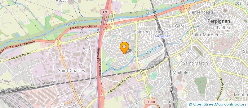 localisation de l'entreprise SAGA à PERPIGNAN