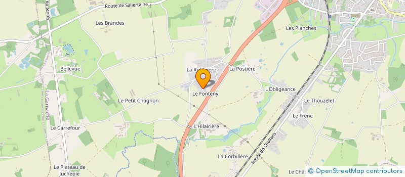 localisation de l'entreprise SAGA à LA GARNACHE