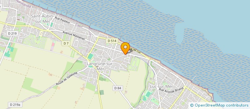 localisation de l'entreprise SAGA  LANGRUNE-SUR-MER