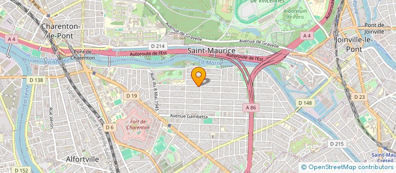 localisation de l'entreprise SAGA à MAISONS-ALFORT