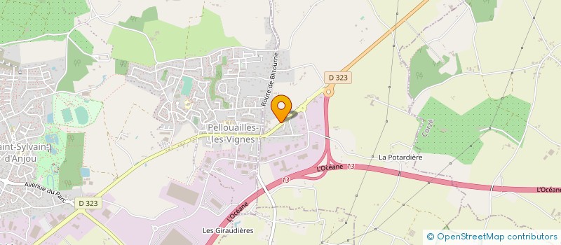 localisation de l'entreprise SAGA ANGERS à RIVES-DU-LOIR-EN-ANJOU