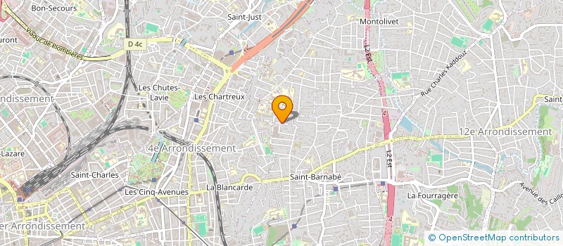 localisation de l'entreprise SAGA ASSOCIATION  MARSEILLE