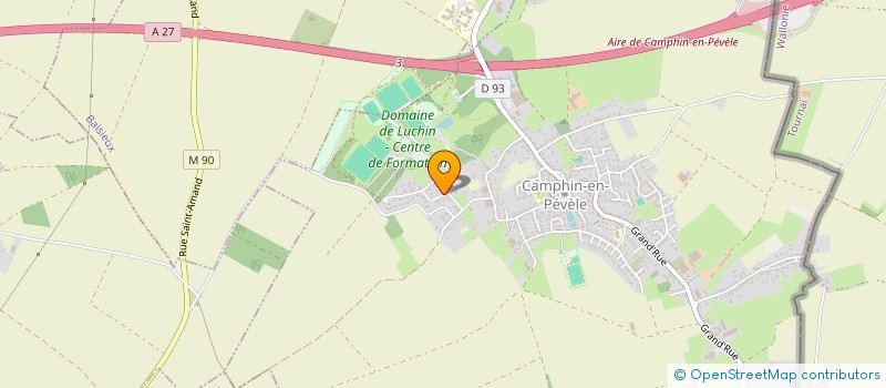 localisation de l'entreprise SAGA CAMPHIN  CAMPHIN-EN-PEVELE
