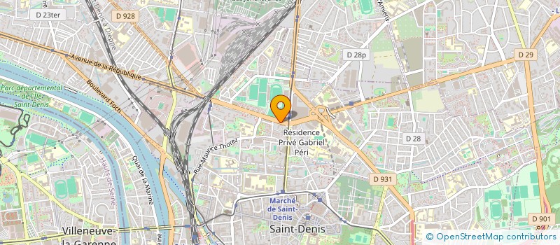 localisation de l'entreprise SAGA COMMUNICATION à SAINT-DENIS