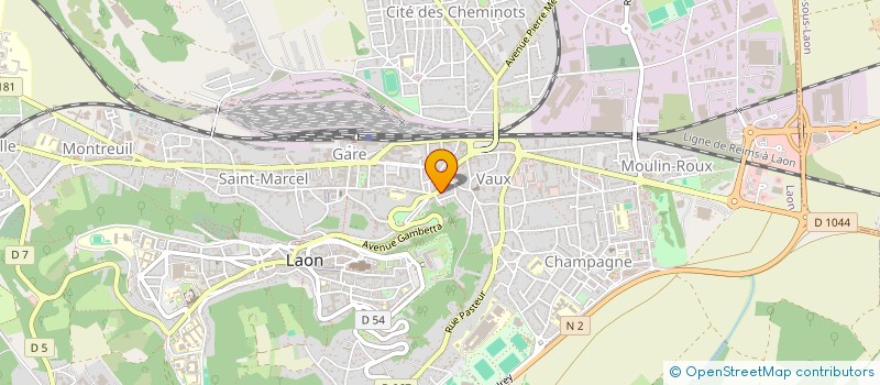 localisation de l'entreprise SAGA COMMUNICATION à LAON