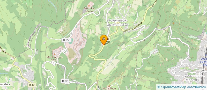 localisation de l'entreprise SAGA CONSTRUCTION  POLEYMIEUX-AU-MONT-D'OR