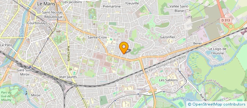localisation de l'entreprise SAGA CONSTRUCTIONS à LE MANS
