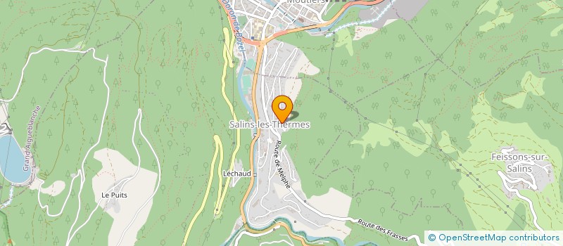 localisation de l'entreprise SAGA FINANCE  SALINS-FONTAINE