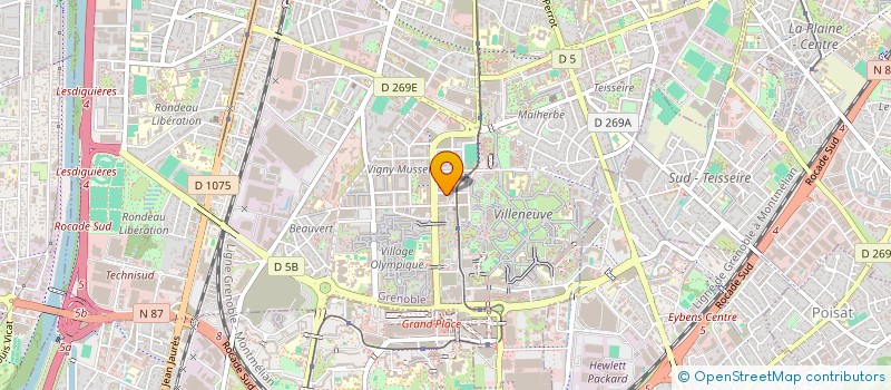 localisation de l'entreprise SAGA FORMATION & CONSEIL à GRENOBLE