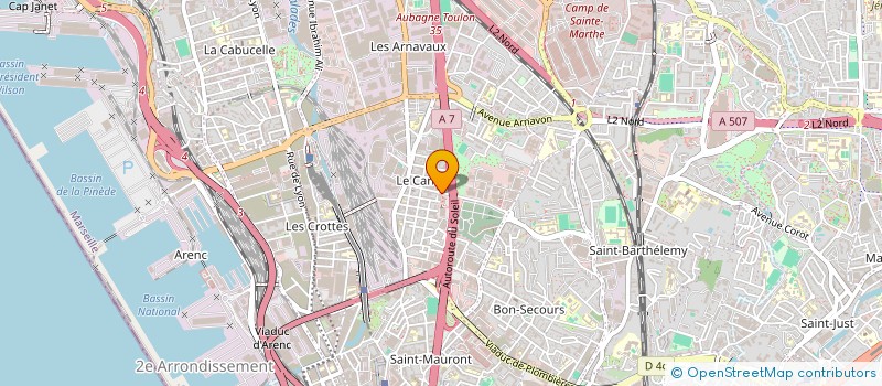 localisation de l'entreprise SAGA GESTION à MARSEILLE