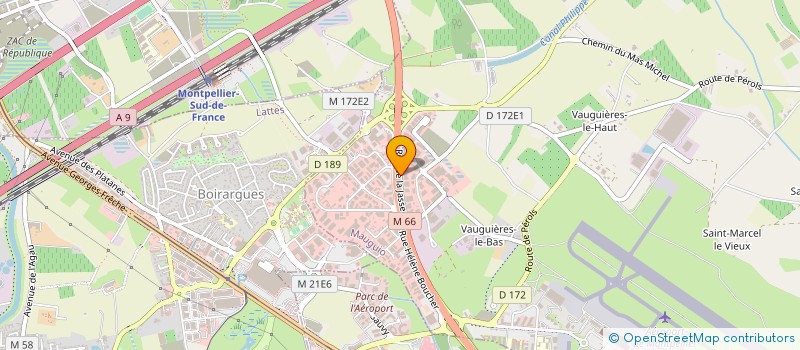 localisation de l'entreprise SAGA HOLDING  MAUGUIO