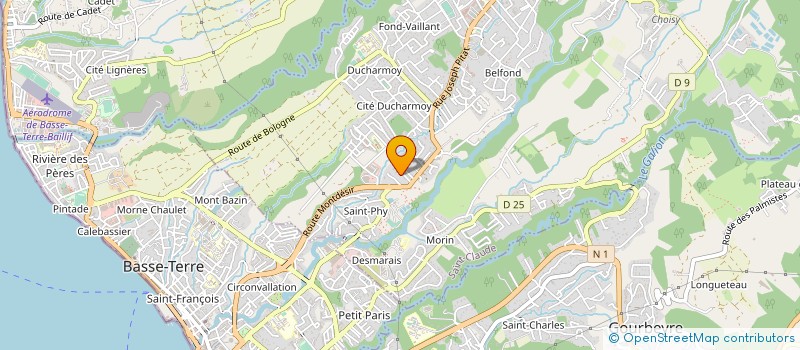localisation de l'entreprise SAGA INCENDIE à SAINT-CLAUDE
