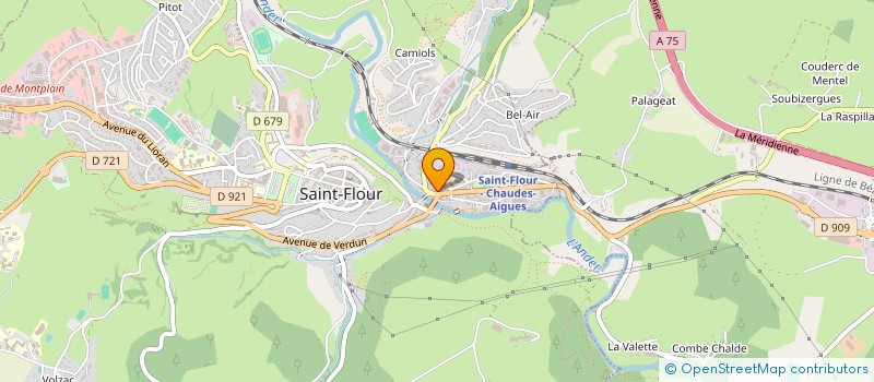 localisation de l'entreprise SAGA ISOLATION à SAINT-FLOUR
