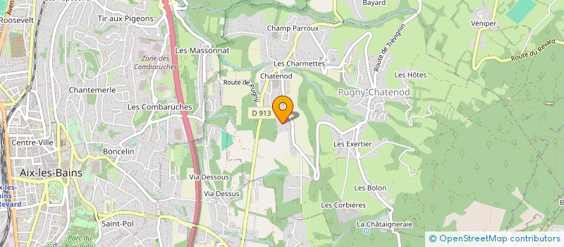 localisation de l'entreprise SAGA PATRIMMO  PUGNY-CHATENOD