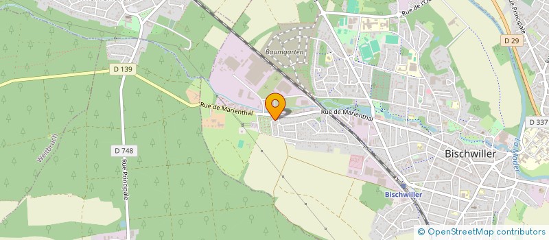 localisation de l'entreprise SAGA PROJET ROUNTZENHEIM  BISCHWILLER