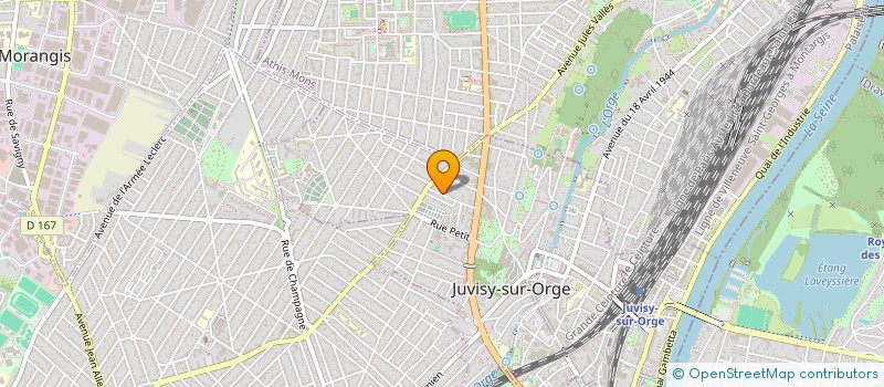 localisation de l'entreprise SAGA RENOV à JUVISY-SUR-ORGE