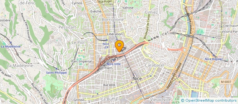 localisation de l'entreprise SAGA STYLE à NICE