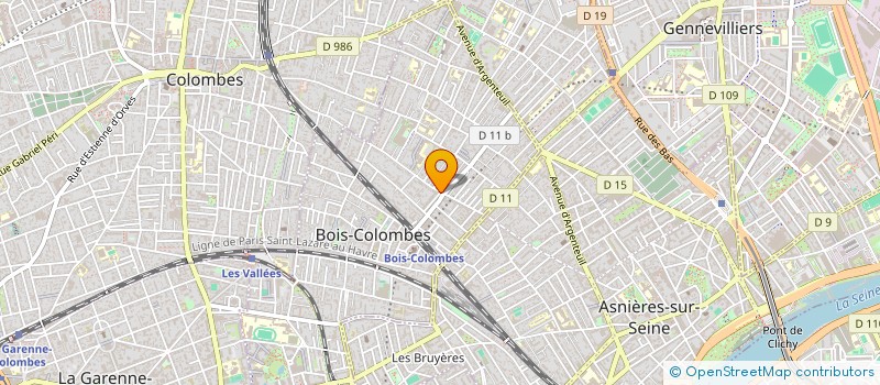 localisation de l'entreprise SAGA TERTIAIRE à BOIS-COLOMBES