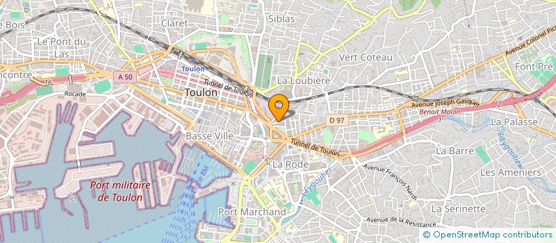 localisation de l'entreprise SAGA TUCHITA  TOULON