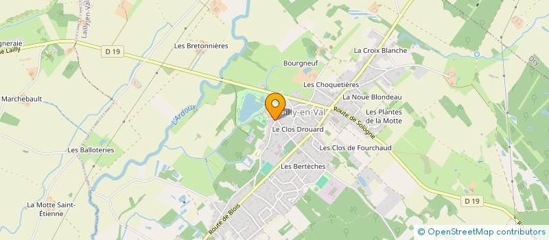 localisation de l'entreprise SAGAAS à LAILLY-EN-VAL