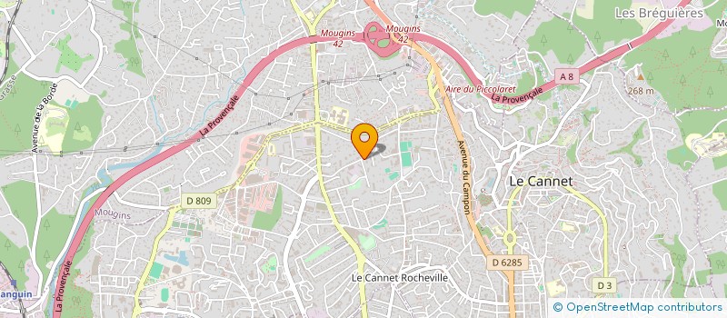 localisation de l'entreprise SAGACHLAN à LE CANNET