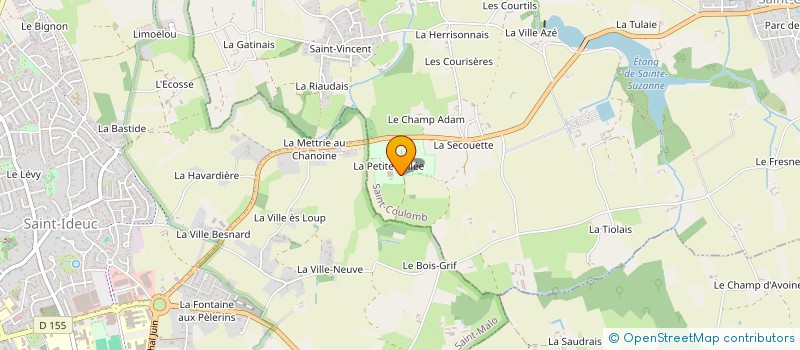 localisation de l'entreprise SAGACITE  SAINT-COULOMB