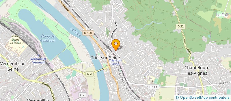 localisation de l'entreprise SAGAE à TRIEL-SUR-SEINE