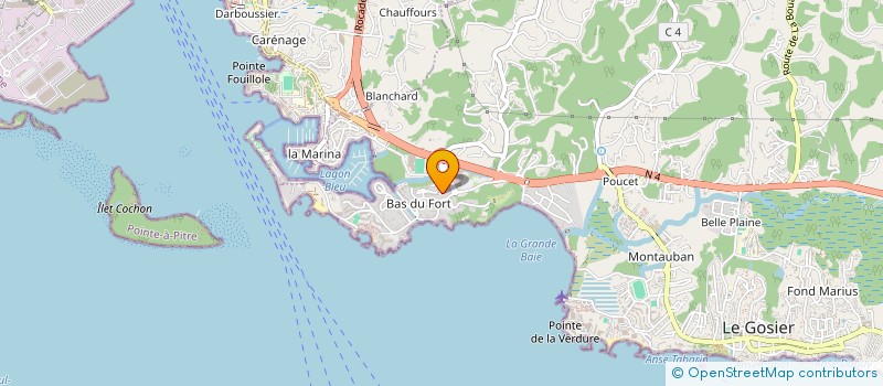 localisation de l'entreprise SAGAEL à LE GOSIER
