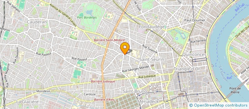 localisation de l'entreprise SAGAEL  BORDEAUX