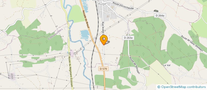 localisation de l'entreprise SAGAES  LE BREUIL-EN-AUGE