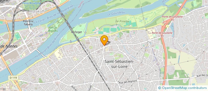 localisation de l'entreprise SAGAEV  SAINT-SEBASTIEN-SUR-LOIRE