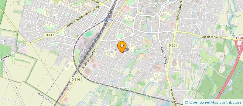 localisation de l'entreprise SAGAJULOV  COLMAR