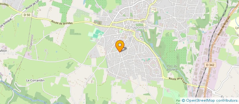 localisation de l'entreprise SAGALOUNO  CHAPONOST